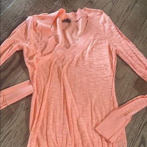 Express coral sweater